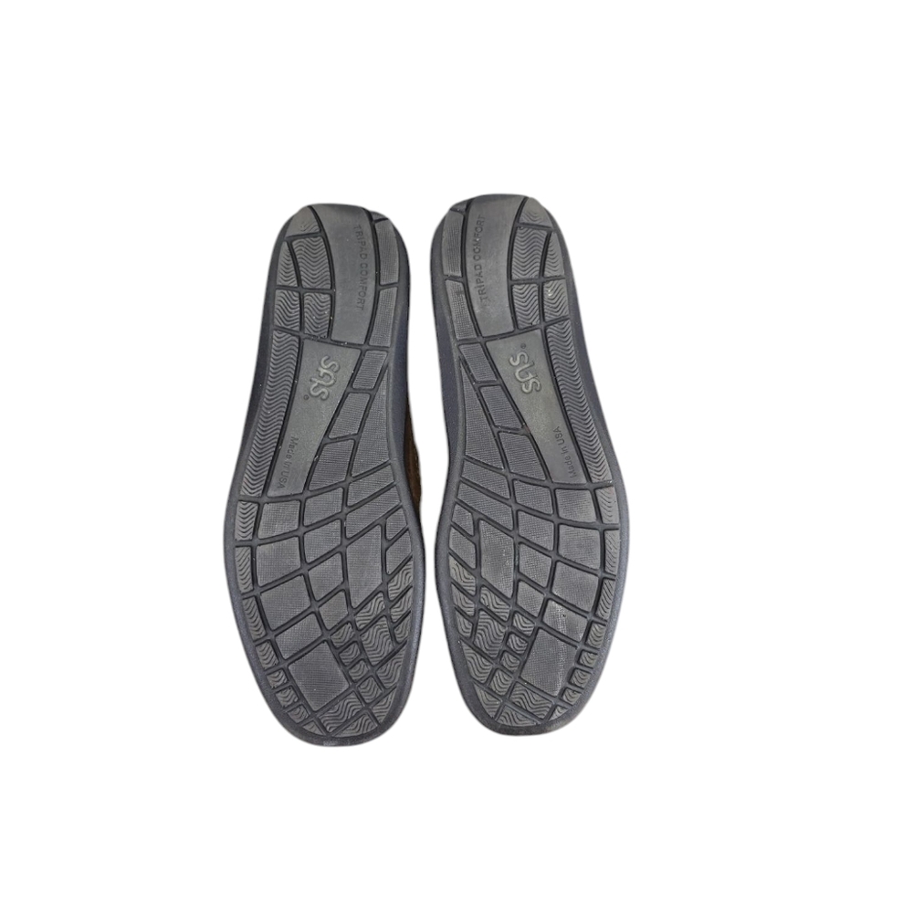 SAS Weekender Brown Suede Leather Slip Loafers - Picture 7 of 8